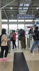 Klender Station and East Jakarta streets on a busy morning