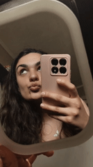 Woman documents morning routine with cat and breakfast in Sofia
