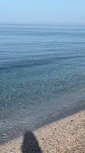 Early morning beach scenes documented along Alanya Turkey coastline