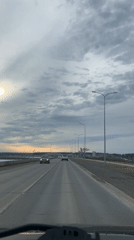 Early morning drive documented through Chaikovsky, Russia highways