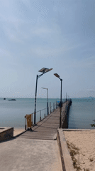 Morning coastal scenes documented in Baan Bang Rak, Thailand