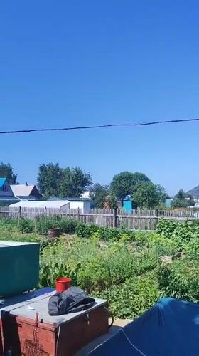 A quiet summer day at home in Ridder, Kazakhstan