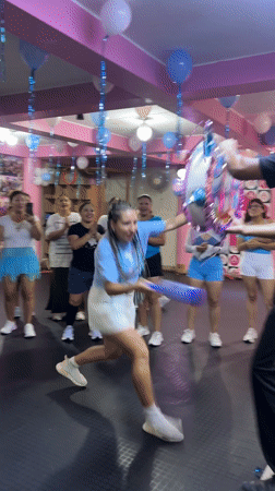 Costumed party with dancing and games in Peru