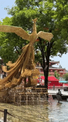 Cultural landmarks and sculptures documented in Xi'an's Yanta District