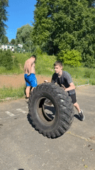 Summer morning in Chaikovsky: workouts, selfies, and one very fluffy dog