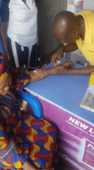 Medical care and street life in Narayi, Nigeria