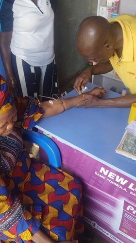 Medical care and street life in Narayi, Nigeria