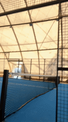 Person spotted at indoor padel tennis facility in Burgas