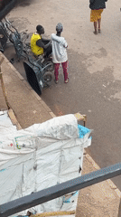Morning street activity observed in Bukuru, Nigeria