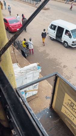 Morning street activity observed in Bukuru, Nigeria