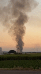 Large smoke plume spotted across central Mexico locations