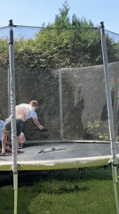 Families enjoy backyard summer activities in Fredenbeck, Germany