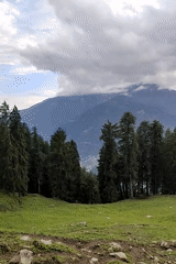 Mountain landscape video captured in Vashisht, India