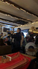 Live brass band performs at Sofia restaurant gathering