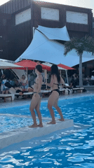 Pool party captured by witnesses in Rostov-on-Don