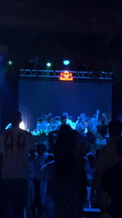 Late-night DJ set with abstract visuals in Sozopol