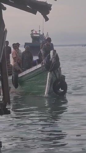 Early morning fish market activity documented in Lhokseumawe, Indonesia