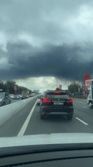 Dark smoke column rises over Moscow's southern outskirts