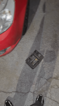Car battery maintenance in Blagoevgrad parking area