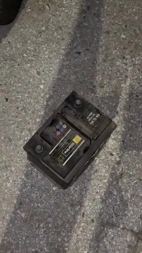 Car battery maintenance in Blagoevgrad parking area