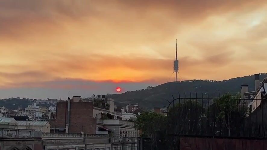 Barcelona evening: sunset skyline, Pilates, and skincare