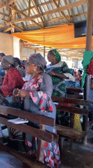 Gospel choir performs at Nigerian church gathering