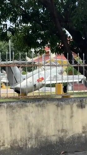 Military aircraft display observed in Nha Trang, Vietnam