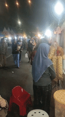 Nganjuk night market buzzing with food, games, and street vendors