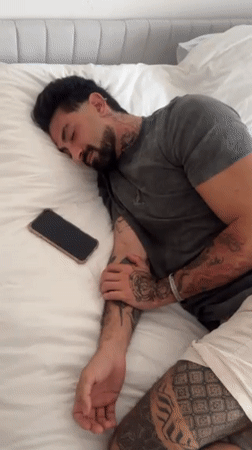 Couple shares intimate moment in Bangkok bedroom