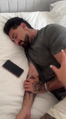 Couple shares intimate moment in Bangkok bedroom