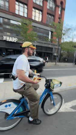 Boston evening street life captured across multiple locations
