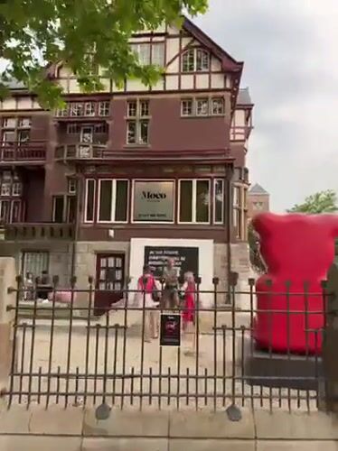 Afternoon stroll through Amsterdam's Museum Quarter documented in 27 scenes
