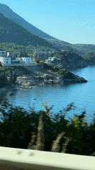 Morning journey captures Montenegro's coastal and mountain scenery