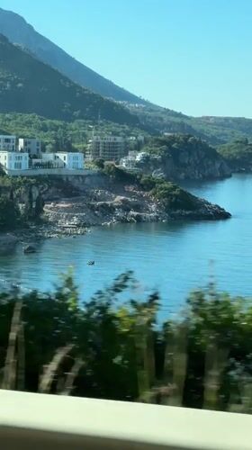 Morning journey captures Montenegro's coastal and mountain scenery