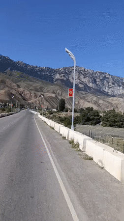 Road trip through Naryn's rugged mountain terrain