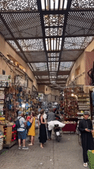Marrakesh street life captured in bustling souks and plazas