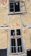 Dilapidated two-story building documented in Gorna Verenitsa, Bulgaria