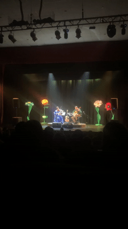 Musical performance, bronze statue, meals documented in Izhevsk