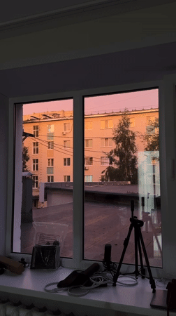 Double rainbow lights up Kazan's evening sky
