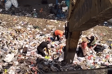 Inside Surakarta's waste management operation, from landfill to sorting facility