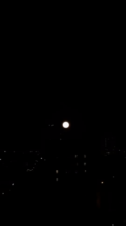 Full moon viewing session documented across Minsk, Belarus