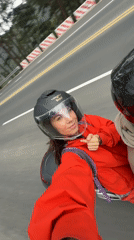 Cruising Da Lat's scenic mountain roads by motorcycle
