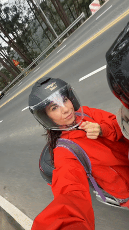 Cruising Da Lat's scenic mountain roads by motorcycle
