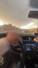 Driver's perspective video recorded in Tighassaline, Morocco