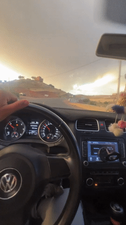 Driver's perspective video recorded in Tighassaline, Morocco