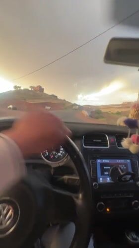 Driver's perspective video recorded in Tighassaline, Morocco