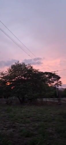 Sunset documented in rural Tinaquillo, Venezuela