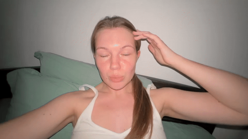 Woman resting in bedroom in Vozdovac, Serbia