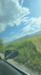Rural Bulgaria scenes show countryside roads, landfill operations