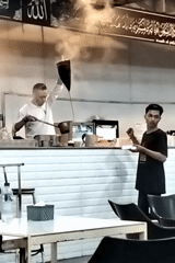 Traditional tea preparation observed at Lhokseumawe cafe